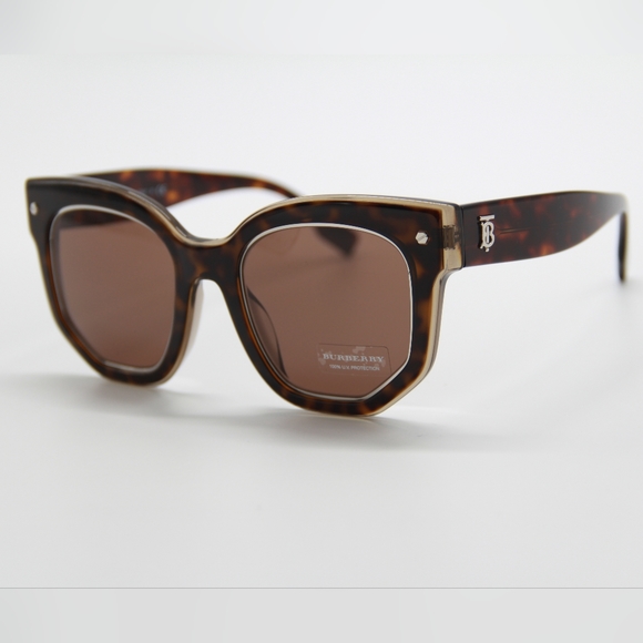 NEW BURBERRY BE4307F 3660/73 WOMEN SUNGLASSES BURBERRY  BE4307 366073 - Picture 3 of 12